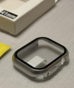 Apple Watch ケース 41mm用 保護カバー シルバーのサムネイル