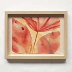 抽象画 人物 額装済 絵画 アート 作品 水彩 現代アート モダンアート