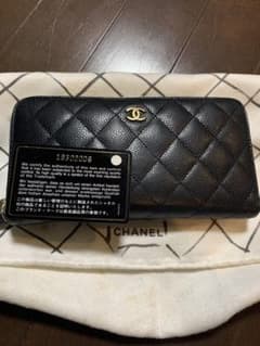 CHANEL キャビアスキン　長財布のサムネイル