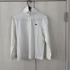 LACOSTE ホワイト 長袖ポロシャツ サイズ3のサムネイル