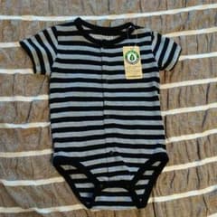 新品　organic cottonロンパース　80のサムネイル