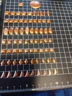 七宝焼材料／小さな小さな銅素地のサムネイル