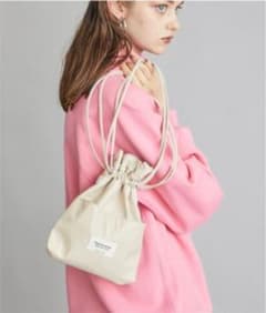 beautiful people レザー巾着バッグのサムネイル