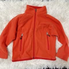 モンベル mont-bell キッズ フリースジャケット 90 オレンジのサムネイル