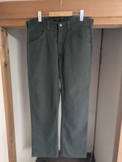 70's Lee 200-1833 ツイルパンツ グリーン 42talon 古着のサムネイル