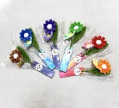 ハンドメイド モールフラワー 枯れない花 6本セット ミニブーケ