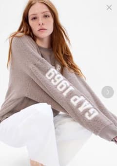 gap ボア ロゴ トレーナー 美品のサムネイル