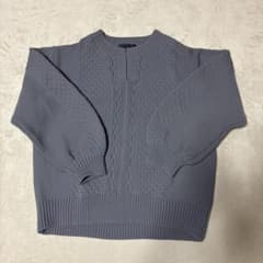 HONEYSUCKLE ROSE ハニーサックルローズ長袖ニット ブルー系 Lのサムネイル