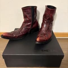 SHELLAC メンズ サイドジップブーツ 41 1/2 wineカラー | Mercari