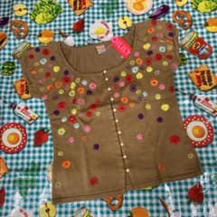 新品・未使用 オイリリー OILILY 刺繍 サマーニットカーディガンのサムネイル