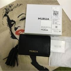 ★★MURUA★★三つ折り財布ブラック★美品！！！のサムネイル