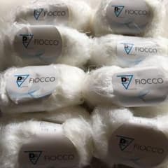 イタリア　毛糸　ホワイト　8玉  ＦＩＯＣＣＯ　あみぐるみのサムネイル