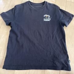 PUMA Tシャツ ブラック ヤシの木プリント150のサムネイル