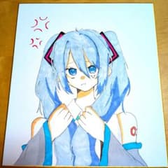手描きイラスト 初音ミクのサムネイル
