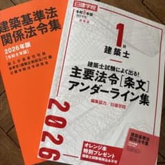 【線引き無し】建築基準法 関係法令集 2026年版のサムネイル