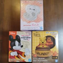 【新品・未開封】ベイマックス・ミッキー・プーさん　フィギュア　3個セット