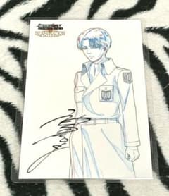 進撃の巨人 リヴァイ 原画展 ポストカード WITSTUDIO ラミネート