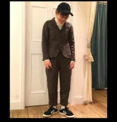 beamsboy × harris tweed のチェックパンツのサムネイル