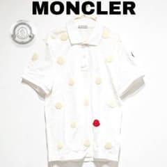 美品！MONCLER モンクレール メンズ ポロシャツ ロゴワッペン XSサイズ