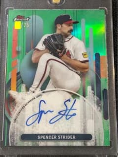 75枚限定 Spencer Strider Topps Finest 直筆サイン - メルカリ
