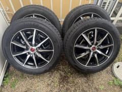 ◇中古溝有りヨコハマ205/55R16スタッドレスセット カローラスポーツ 