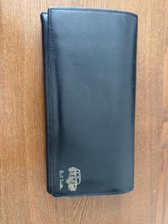 Paul Smith long wallet, black, with Mini Cooper engraving.
