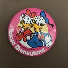 東京ディズニーランド ドナルド デイジー 缶バッジのサムネイル