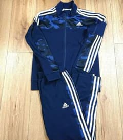 adidas デザインジャージ(上下セット)ジュニア160サイズのサムネイル
