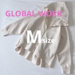GLOBAL WORK バックフリル パーカー Mサイズのサムネイル