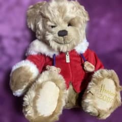 ❤️SALE❤️ハロッズ　テディベア ❤️2007 フードジャケットぬいぐるみ美品 ❤️SALE❤️ハロッズ テディベア ❤️2007 フードジャケット