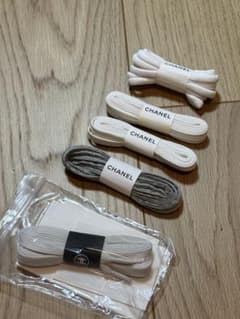 【未使用】CHANEL シャネル 靴紐 シューレース 5本セット 正規品のサムネイル