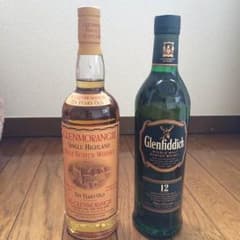 グレンモーレンジ10年 旧ラベル＆グレンフィディック2本セットのサムネイル