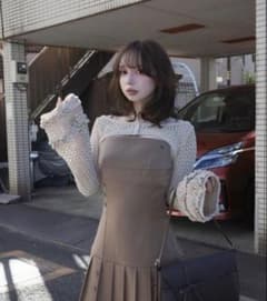 andmary grenda pleats set mini dress - メルカリ