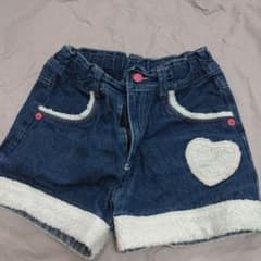 デニムハート型パッチ付きショートパンツのサムネイル