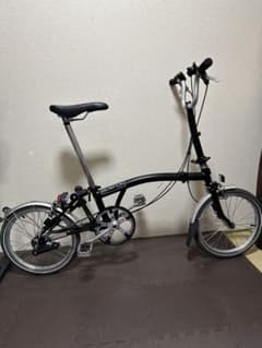 美品】BROMPTON M3L 英国製 自転車 本体 ブラック 2012年 - メルカリ