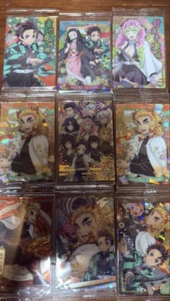 鬼滅の刃 ウエハースカード　まとめ売りのサムネイル