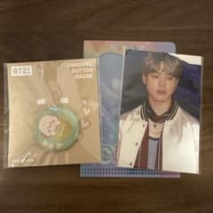 BT21 CHIMMY Pin Badge Photocard Set