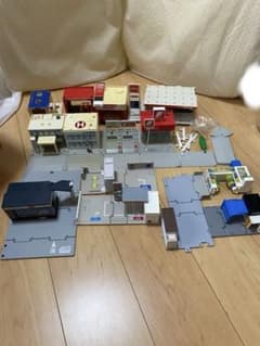 ミニカー用街並みセット NISSANディーラー付き　トミカタウン　まとめ売り ミニカー用街並みセット NISSANディーラー付き トミカタウン まとめ