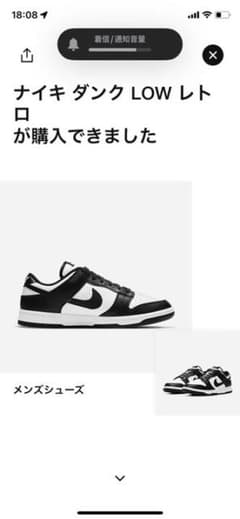 NIKEダンクローパンダのサムネイル