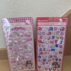 ハローキティ ボンボンドロップシール 2種セットのサムネイル