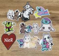 NieR ステッカー　ニーアちゃん　ミケ　ONEくんのサムネイル