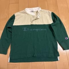Champion ラガーシャツ グリーン 長袖のサムネイル