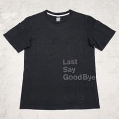 ナンバーナイン　Tシャツ　2　黒　LAST SAY GOOD BYE　ポケット ナンバーナイン Tシャツ 2 黒 LAST SAY GOOD BYE ポケット - メルカリ