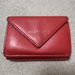 BALENCIAGA 三つ折り財布 レッドのサムネイル