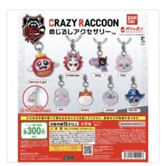 CRAZY RACCOON めじるしアクセサリー 4個セットのサムネイル