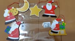 クリスマス 木製オーナメント 5点セットのサムネイル