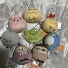 すみっコぐらし ゴムひも付きマスコット part5 全8種 コンプリート
