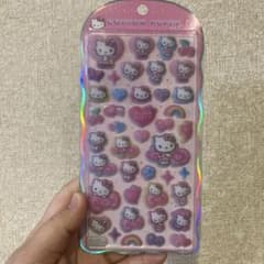 キティちゃん　コットンパフィーシール　正規品のサムネイル