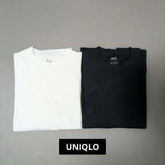 UNIQLO エアリズムコットンUVカットクルーネックT S 2枚セットのサムネイル