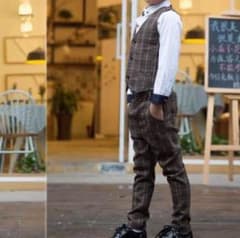【現在お取り置き中】男児 スーツ フォーマル 未使用 130センチ 入学式のサムネイル
